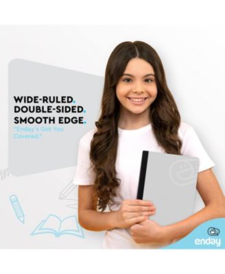 Composition Notebooks Wide Ruled Paper, Hard Cover Composition Notebook, Premium Lined Composition Books, 100 Sheets Ruled Notebook