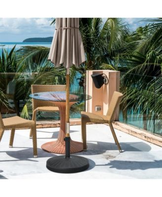 49 LBS Patio Resin Umbrella Base Stand for Outdoor