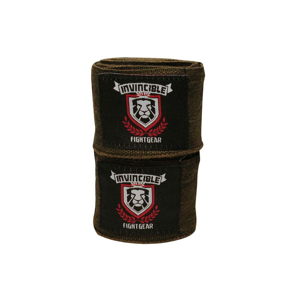 Amber Invincible Elastic Thick Hunter Green 200&#x22; Handwraps - Hunter Green