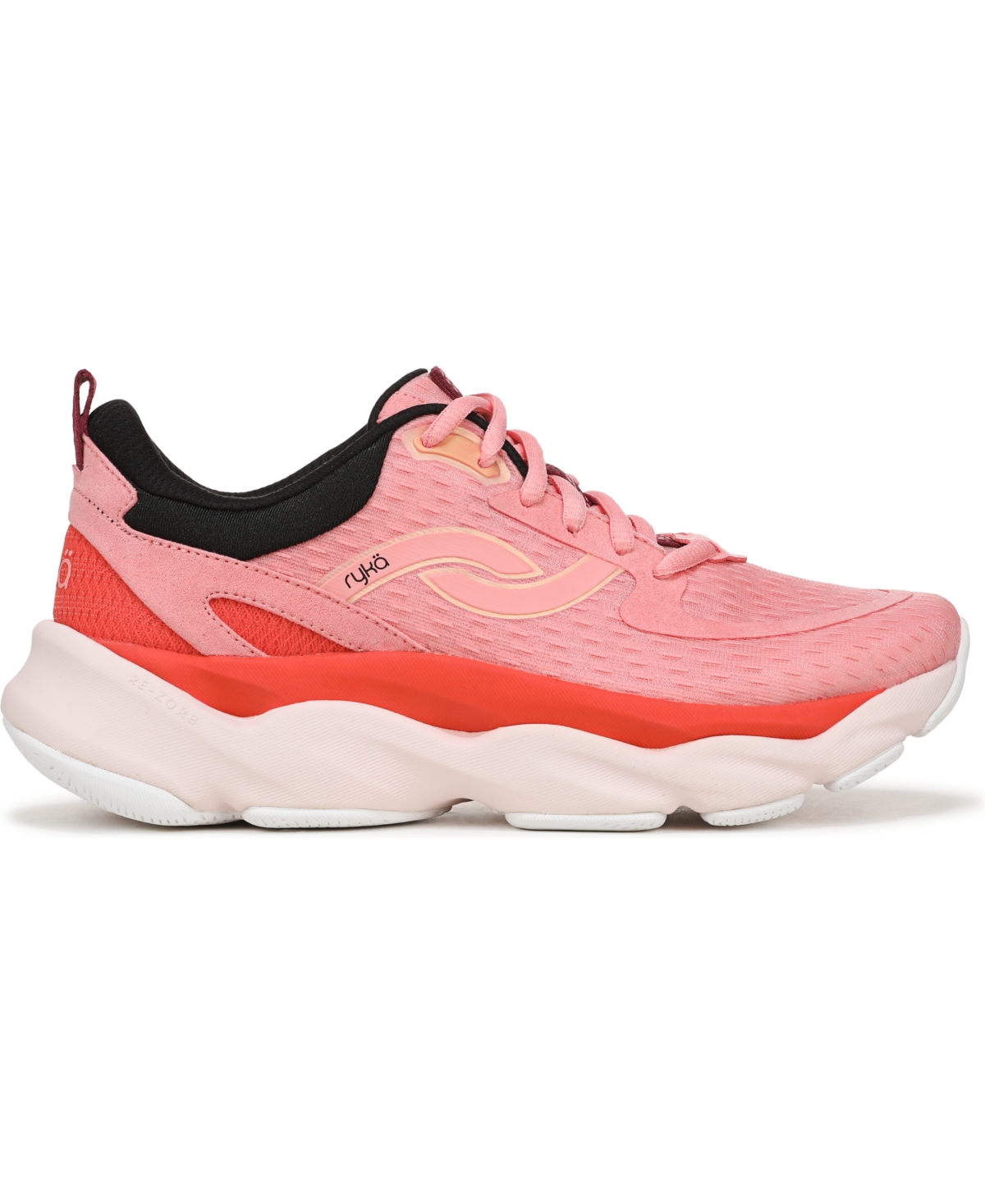 Ryka Women's Rezorb Max Lace Up Walking Sneakers In Pink