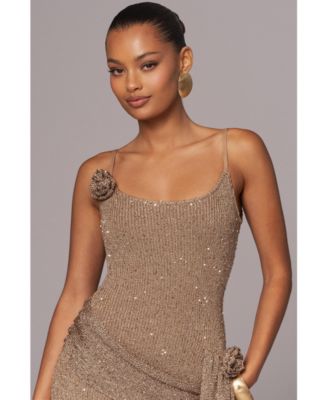 Women's Golden Dusk Sequin Dress