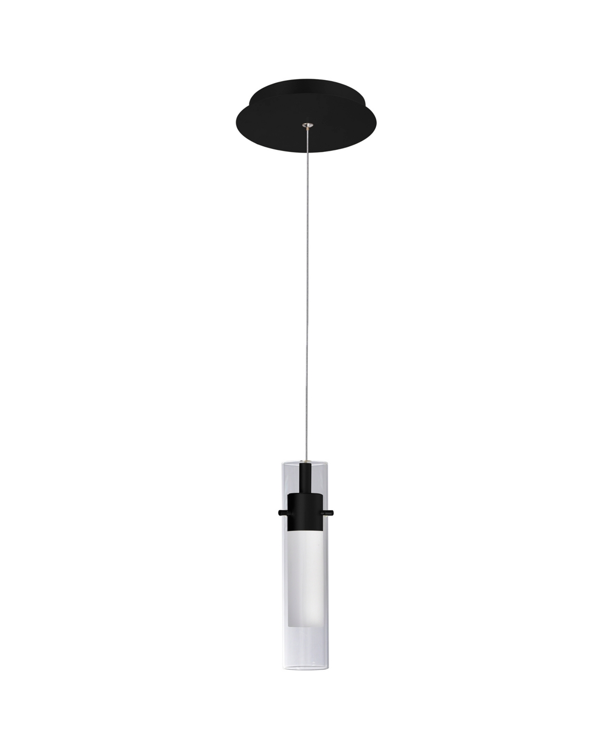 Cwi Lighting 10.5" Metal Olinda Led Integrated Mini Pendant