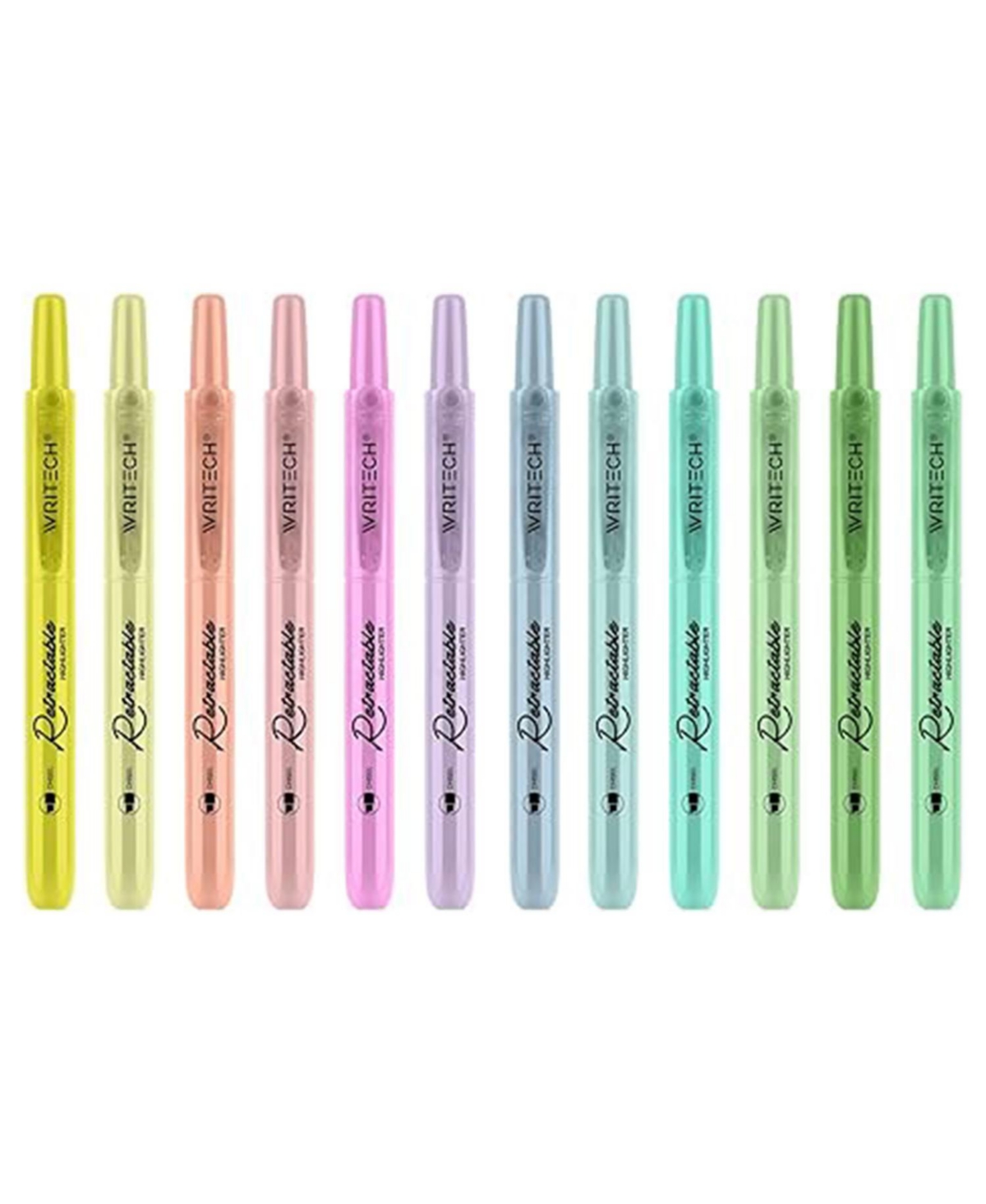 Neutral Retractable Highlighters - 12CT - Neutral