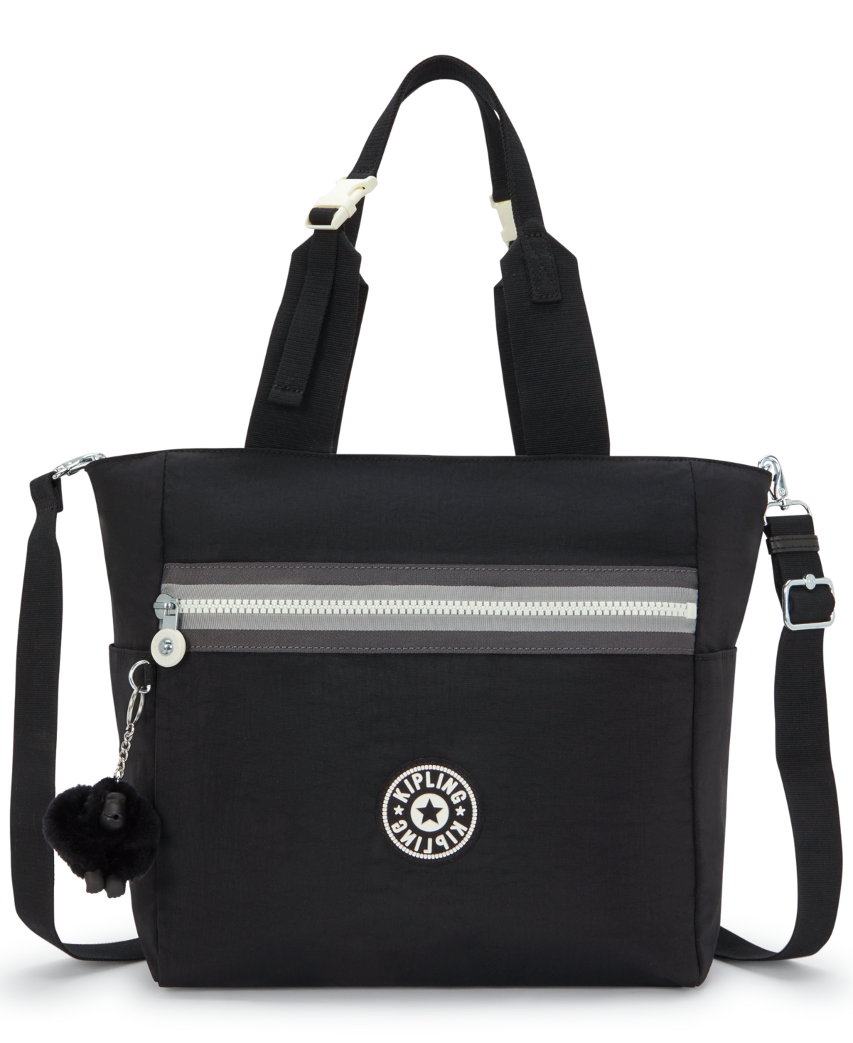 Loona Zipper Tote Bag - Cocktail Blue M