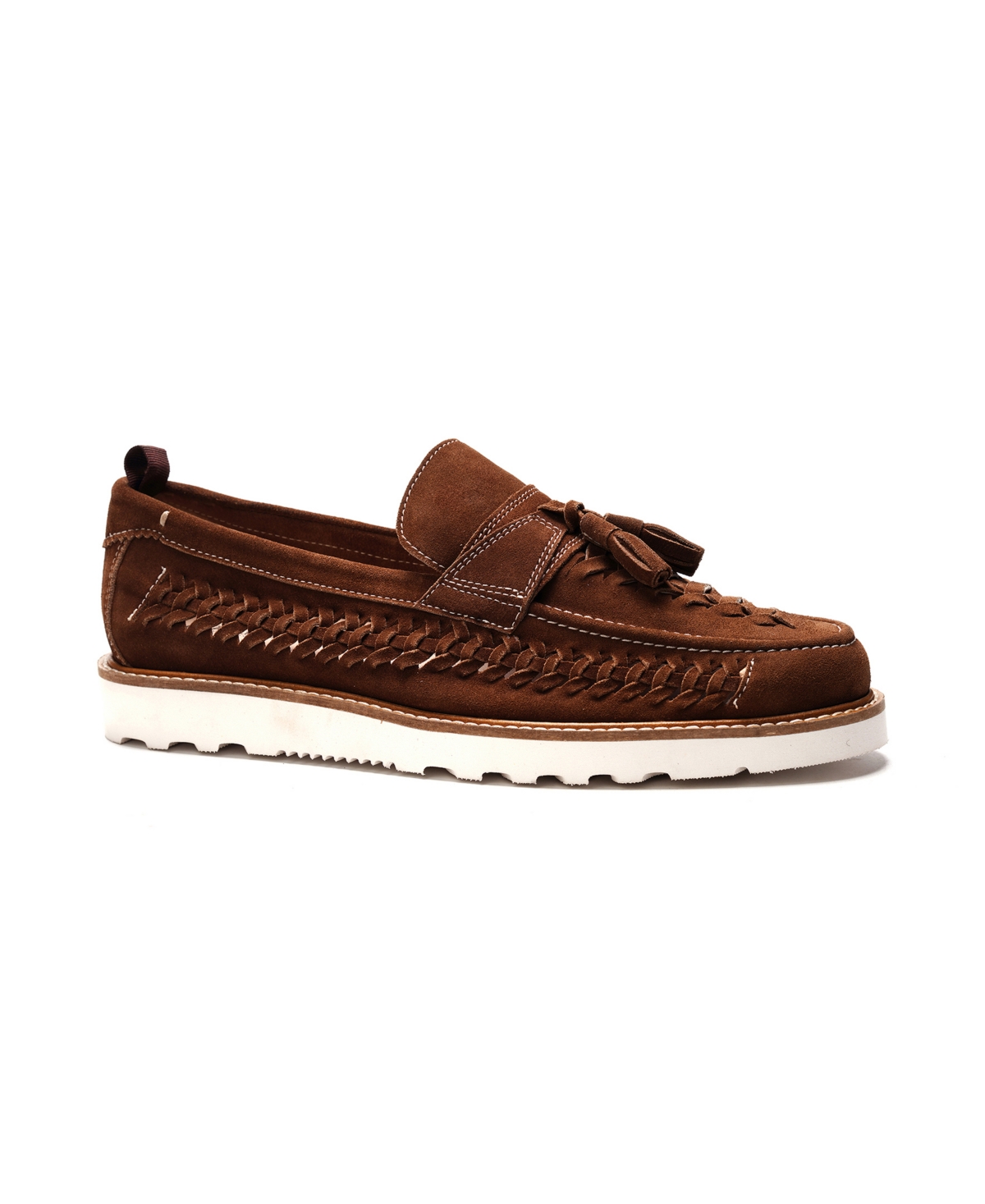 Men's Zenith Tassel Loafers - Sand suede