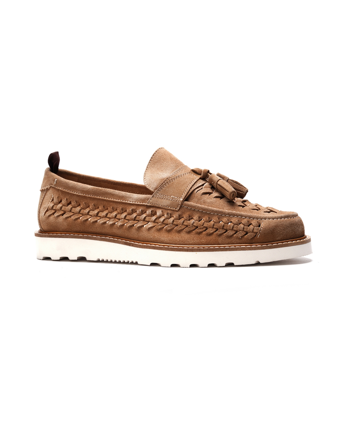 Men's Zenith Tassel Loafers - Sand suede