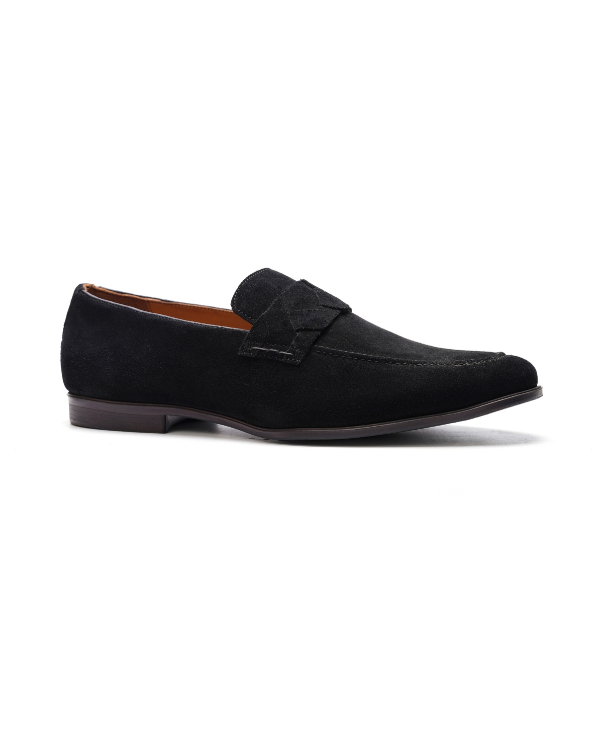 Men's Groove Weave Loafers - Black suede