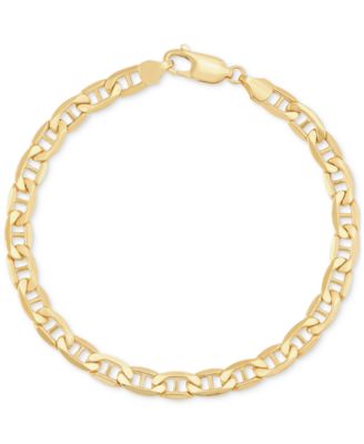 Polished Glitter Rope Link 22" Chain Necklace in 14k White Gold