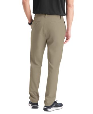 Men's Signature Slim-Fit Flat-Front Performance Pants