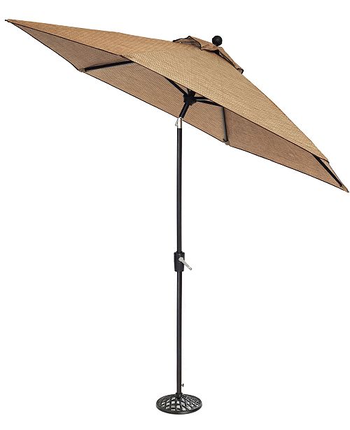 Furniture Beachmont Ii Outdoor 9 Auto Tilt Patio Umbrella Base Reviews Furniture Macy S