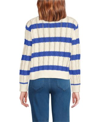 Women's Drifter Cable Pointelle Stitch Sweater
