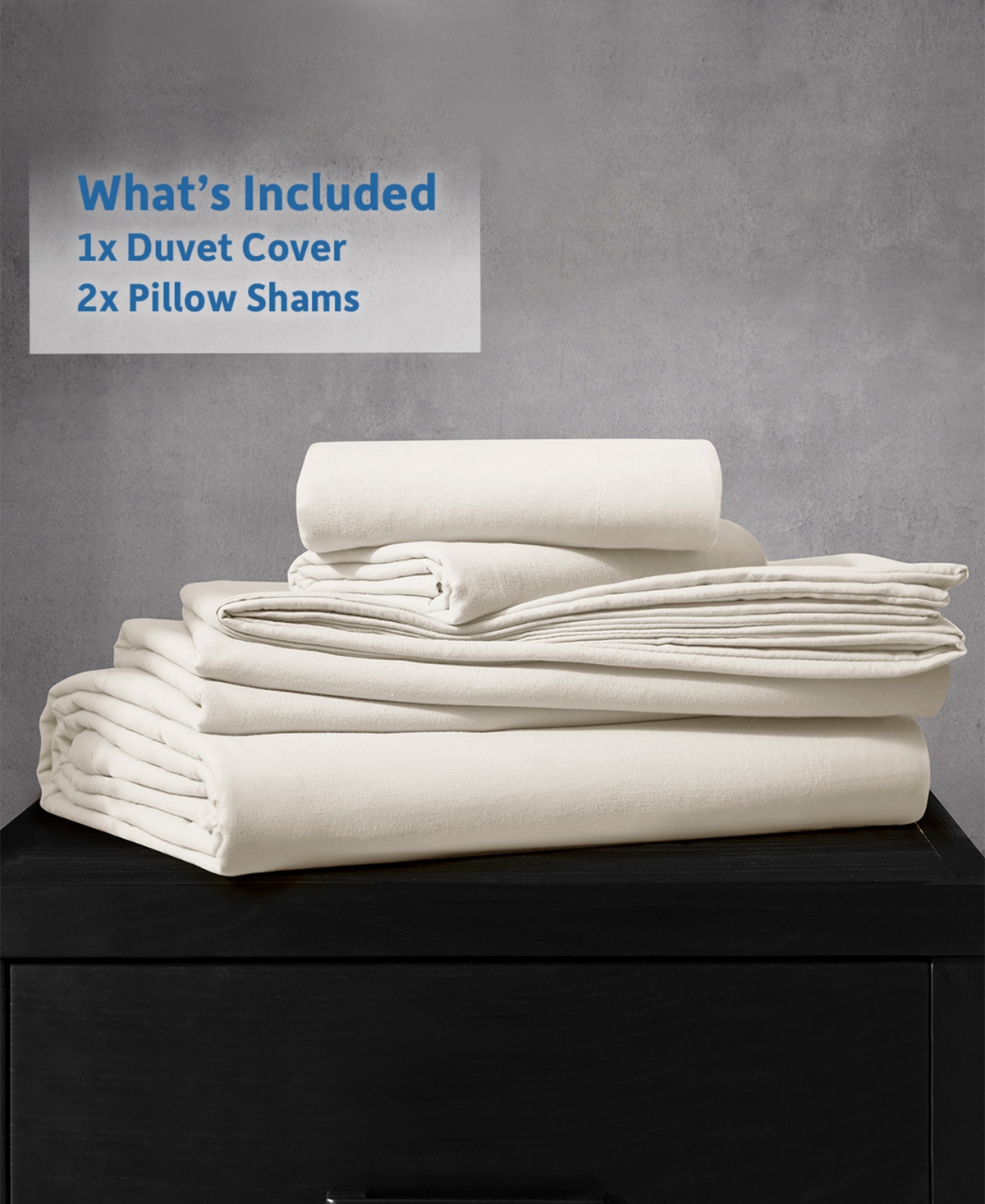 Nestl Ultra Soft Prewashed 3-pc. Duvet Cover Set, Full