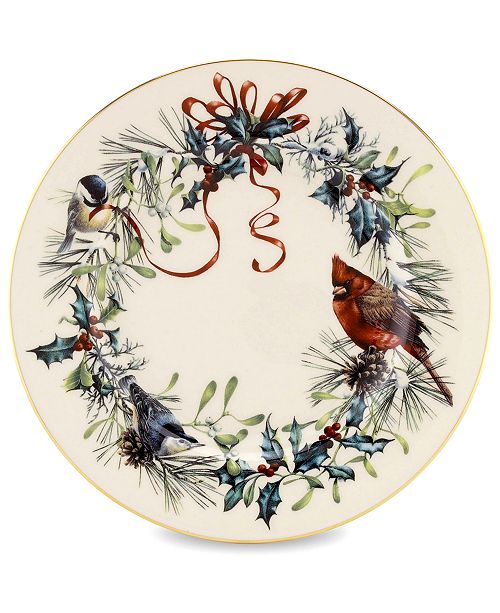 Lenox Winter Greetings Salad Plate Reviews Fine China Macy S