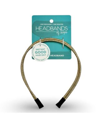 Thin Double Headband - Gold