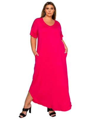 Plus Size Scarlett Pocket Maxi Dress