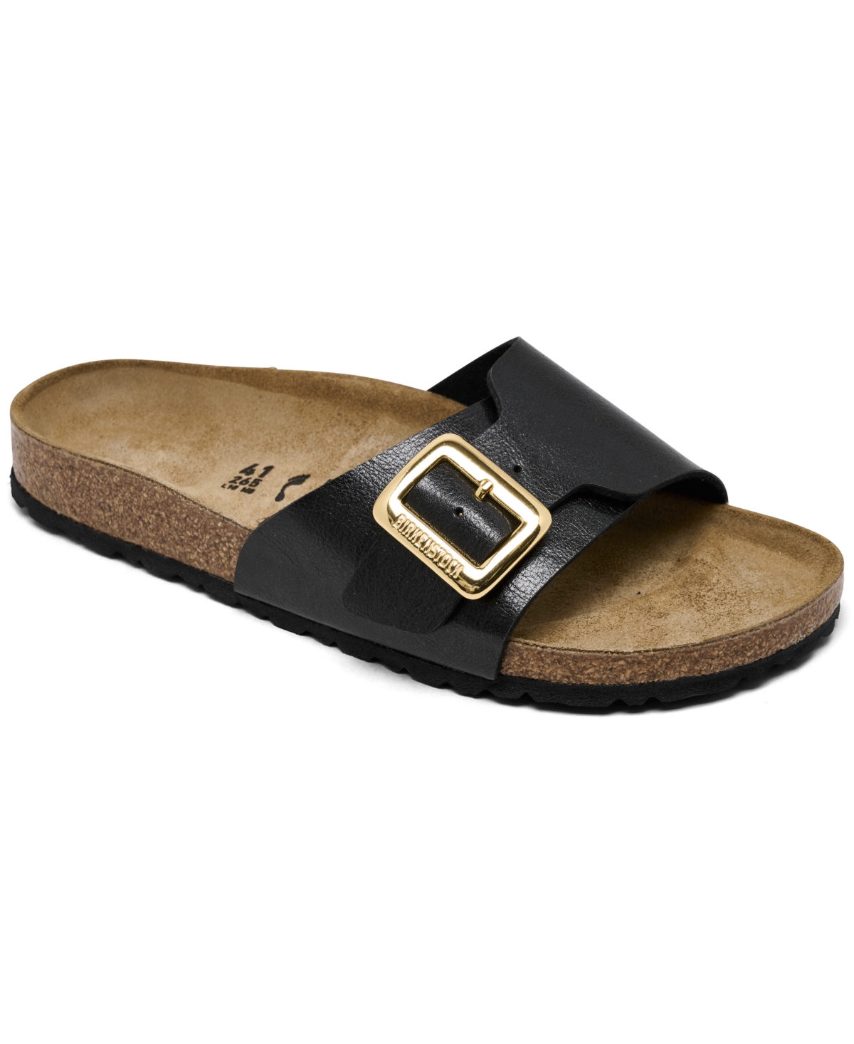 Shop Birkenstock Women's Catalina Luxe Buckle Birko-flor Sandals From Finish Line