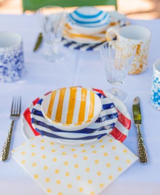 Amalfitana Stripe Dinner Plate 10"