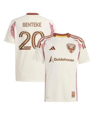 adidas - Big Boys and Girls Christian Benteke Natural D.C. United 2025 The Soul Kit Replica Player Jersey
