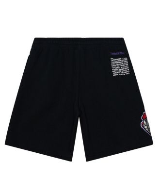 Men's Black Toronto Raptors Team Origins Fleece Shorts