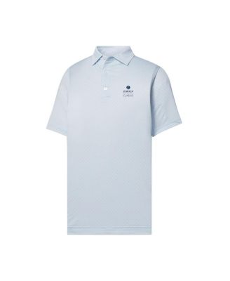 FootJoy - Men's Light Blue The Zurich Classic ProDry Loop Print Lisle Polo
