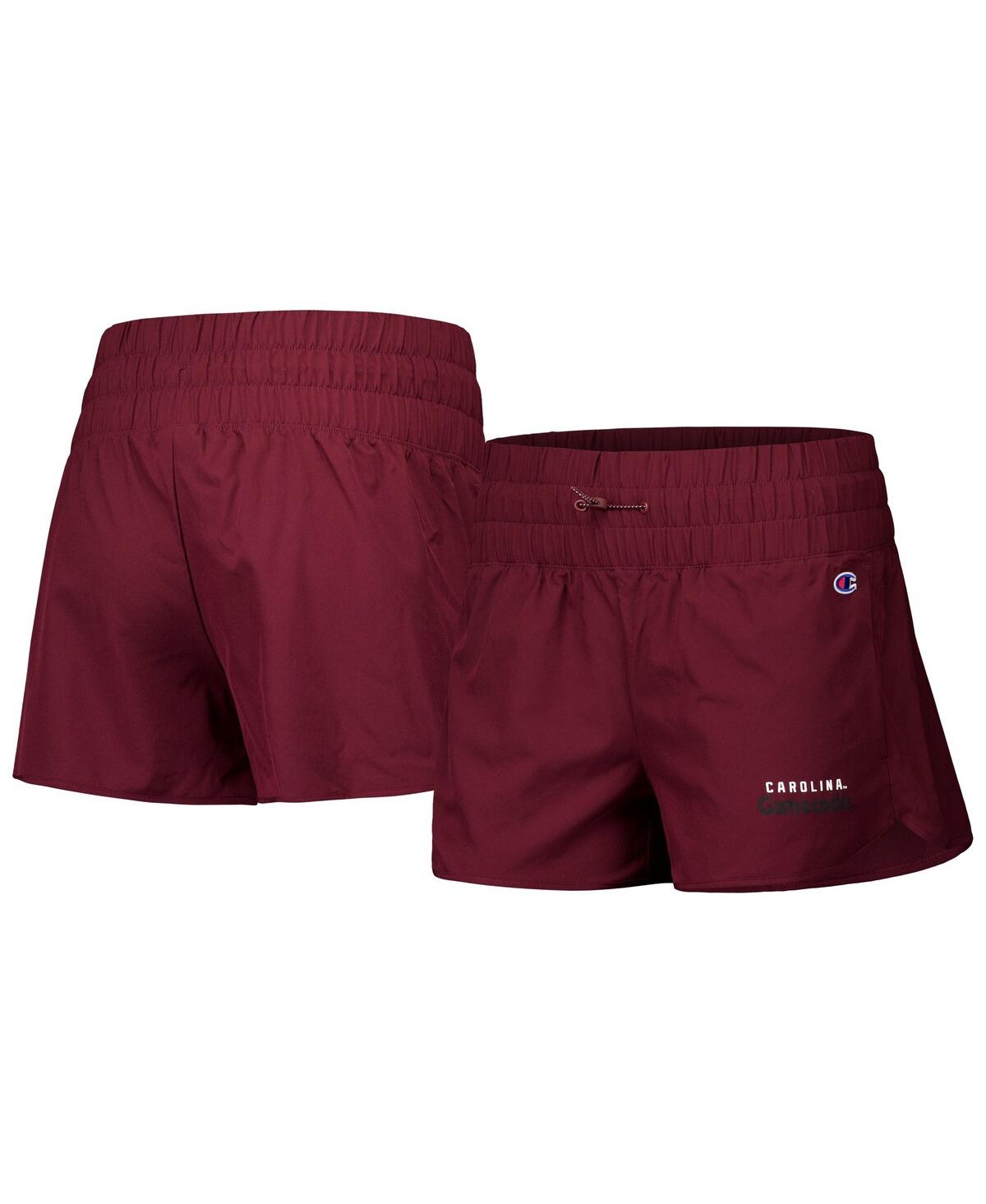 Women's Garnet South Carolina Gamecocks Tailgate Her Woven Shorts - Garnet