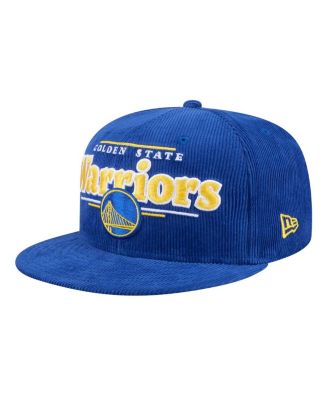 New Era - Men's Royal Golden State Warriors Throwback Display Corduroy 9FIFTY Snapback Hat