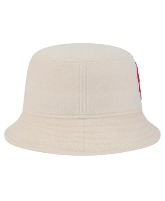 Women's White St. Louis Cardinals Cozy Bucket Hat
