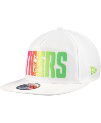 New Era - Men's White Detroit Tigers Spring Spectrum Golfer Snapback Hat