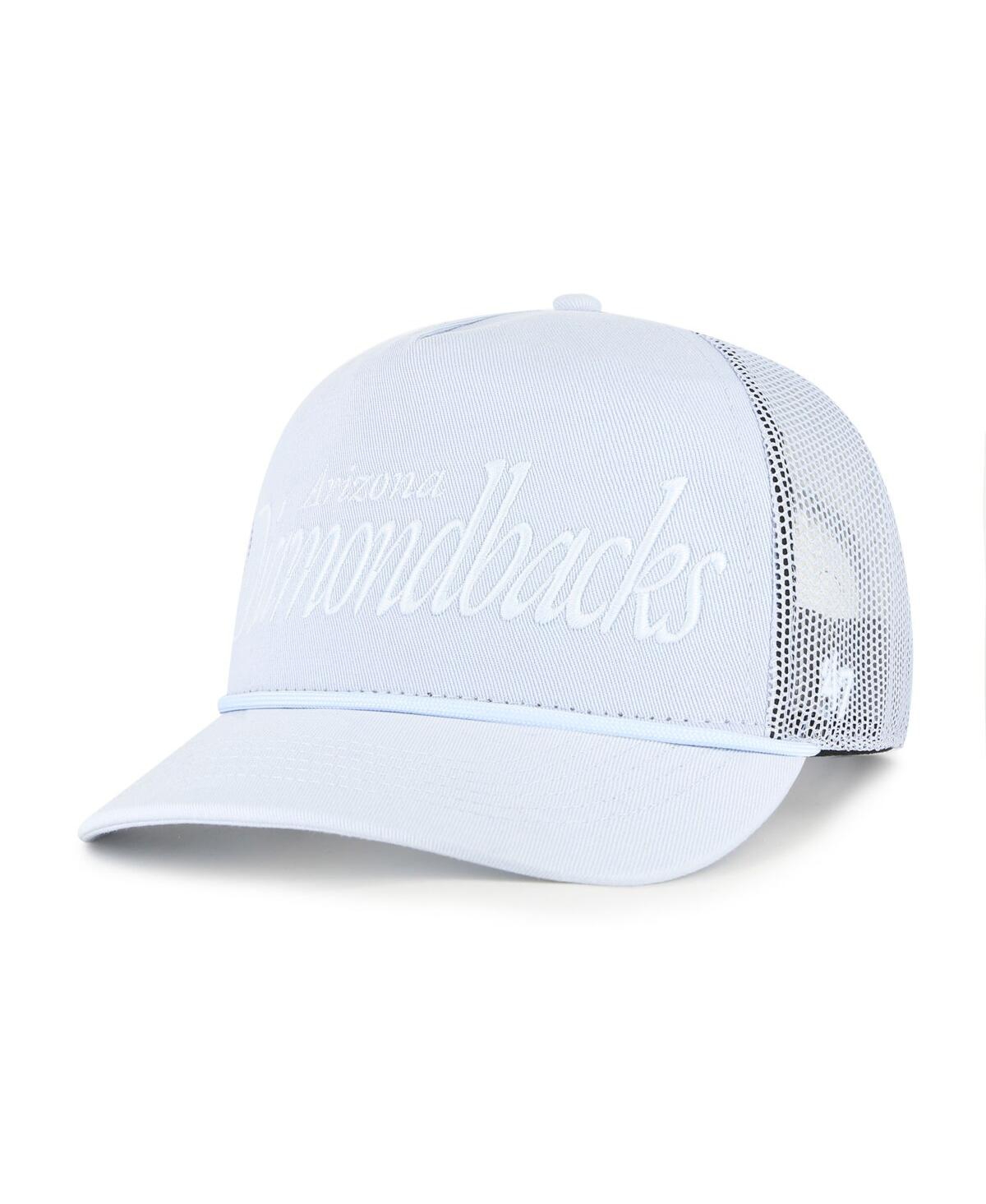 Men's Light Blue Arizona Diamondbacks Foundation Script Hitch Adjustable Trucker Hat - Light Blue