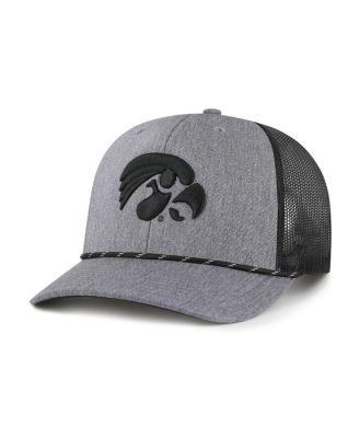 '47 Brand - Mens Gray Iowa Hawkeyes Carbon Rope Adjustable Hat