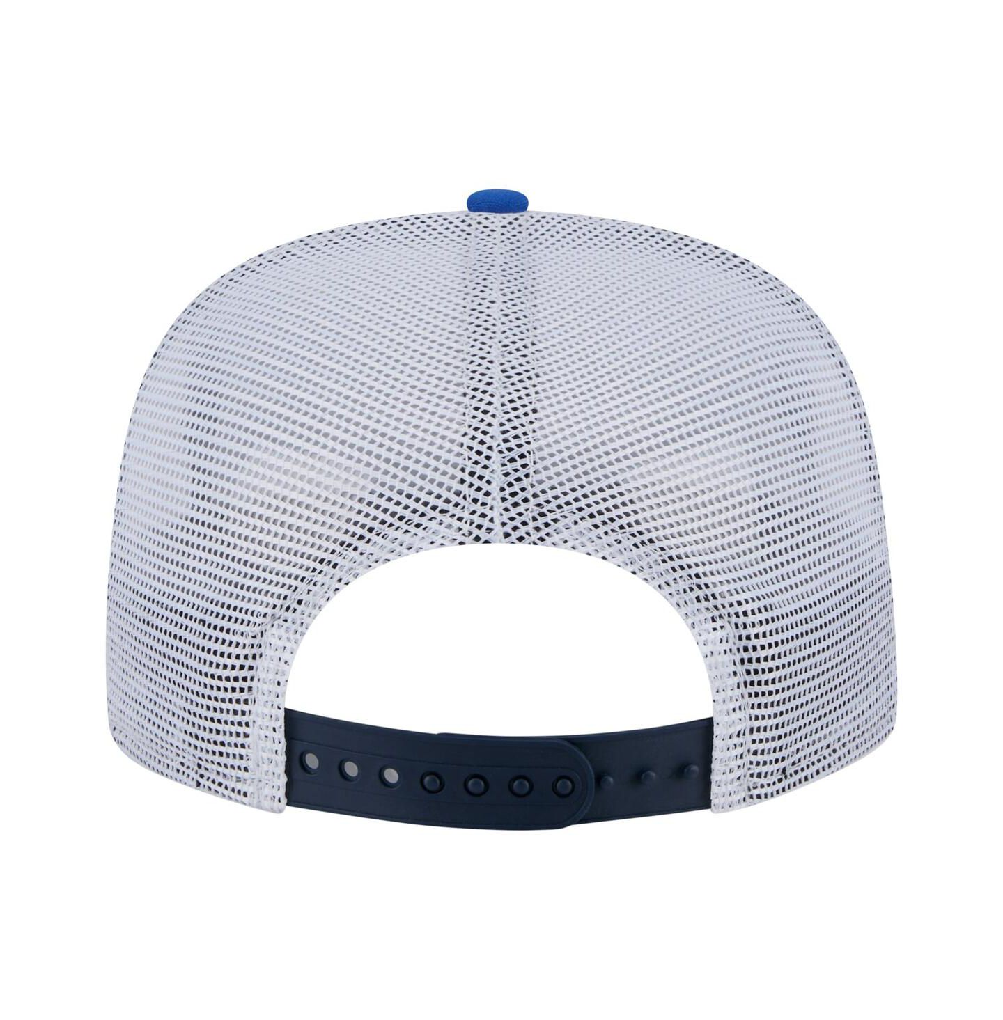 Мужская кепка New Era Navy/Blue Dallas Mavericks Throwback Dye Golfer Snapback Hat — фото 4