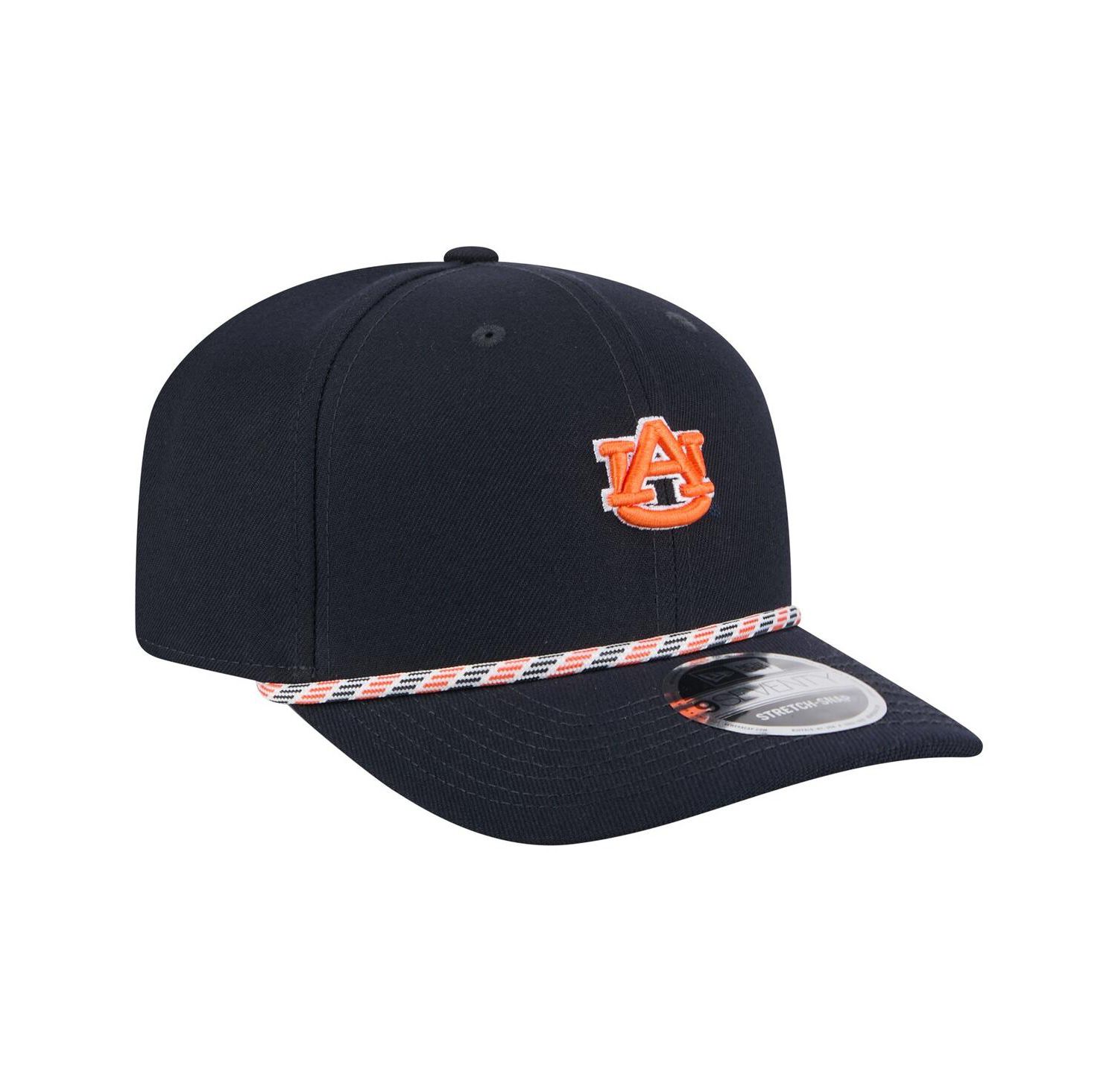 Men's Navy Auburn Tigers Game Day Multi-Rope 9SEVENTY Stretch-Snap Hat