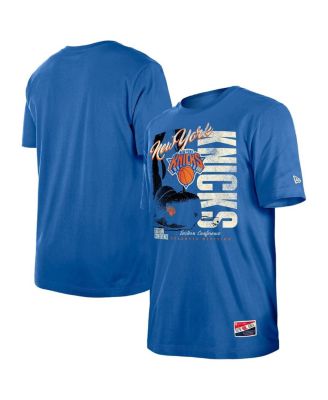 Men's&nbsp;Blue New York Knicks Distressed Throwback Vintage Color Pack T-Shirt