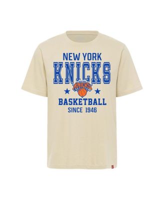 Men's and Women's Cream New York Knicks Duke Premium T-Shirt