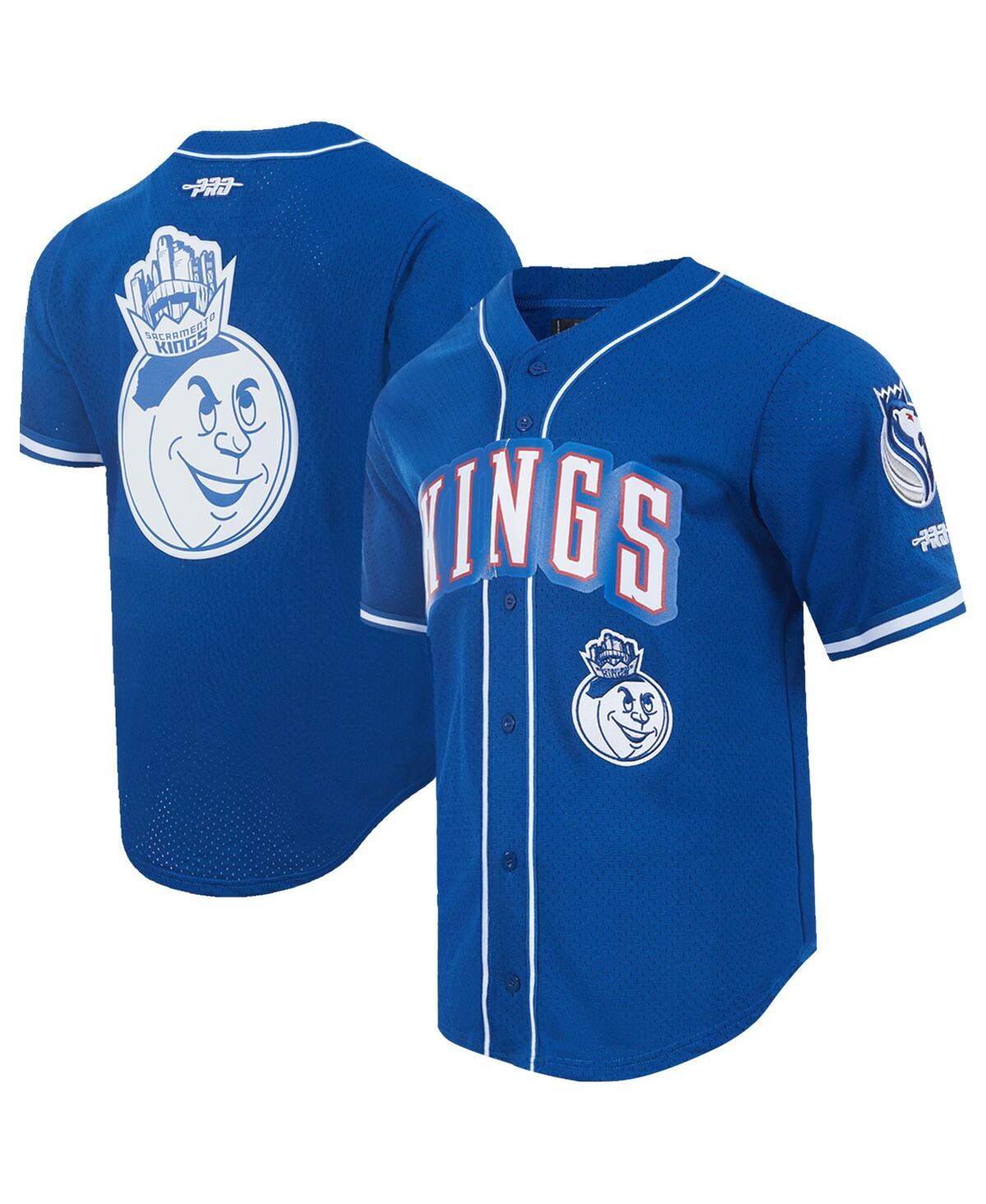 Men's Blue Sacramento Kings 2024/25 City Edition Mesh Baseball Jersey - Blue