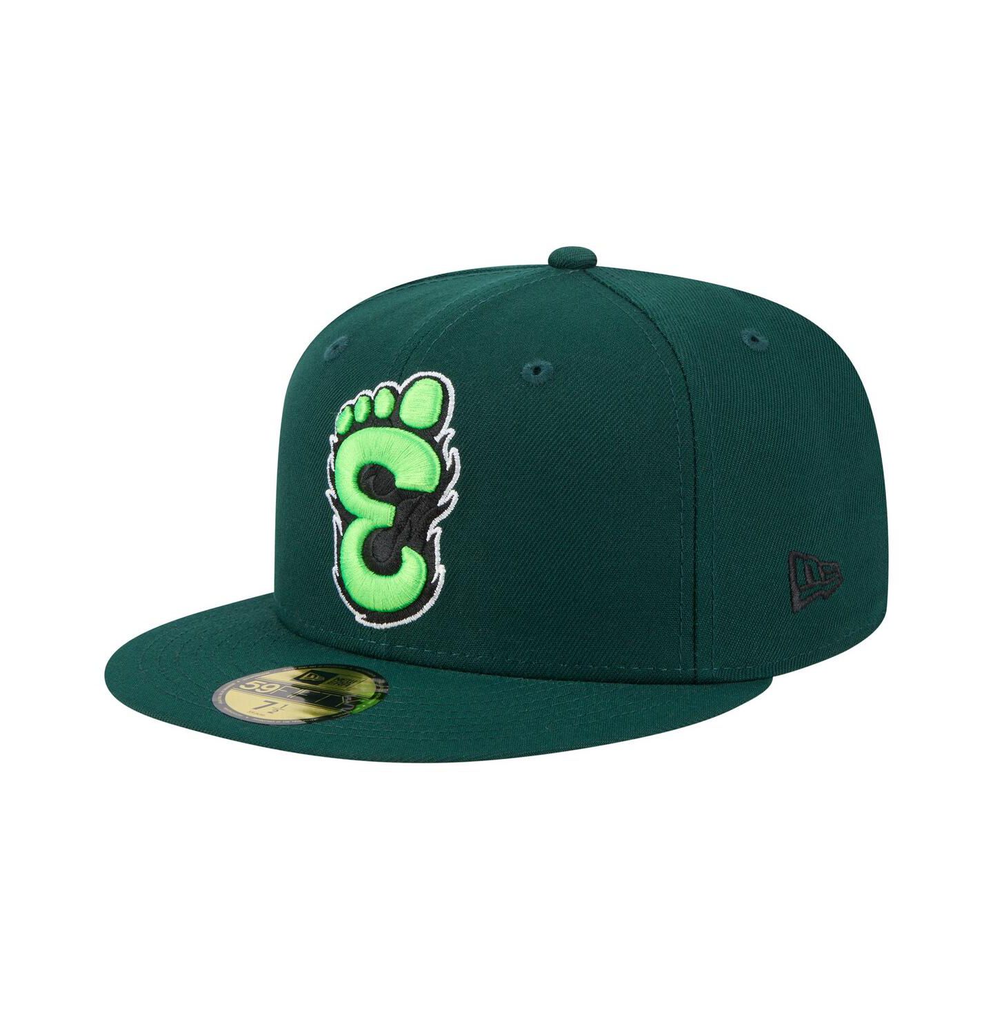 Мужская кепка New Era Green Eugene Emeralds Authentic Collection 59FIFTY Fitted Hat — фото 1