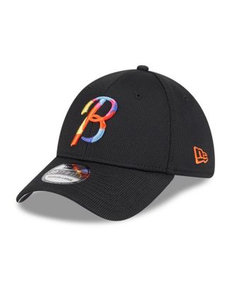 New Era - Men's Black Baltimore Orioles City Connect Batting Practice 39THIRTY Flex Hat