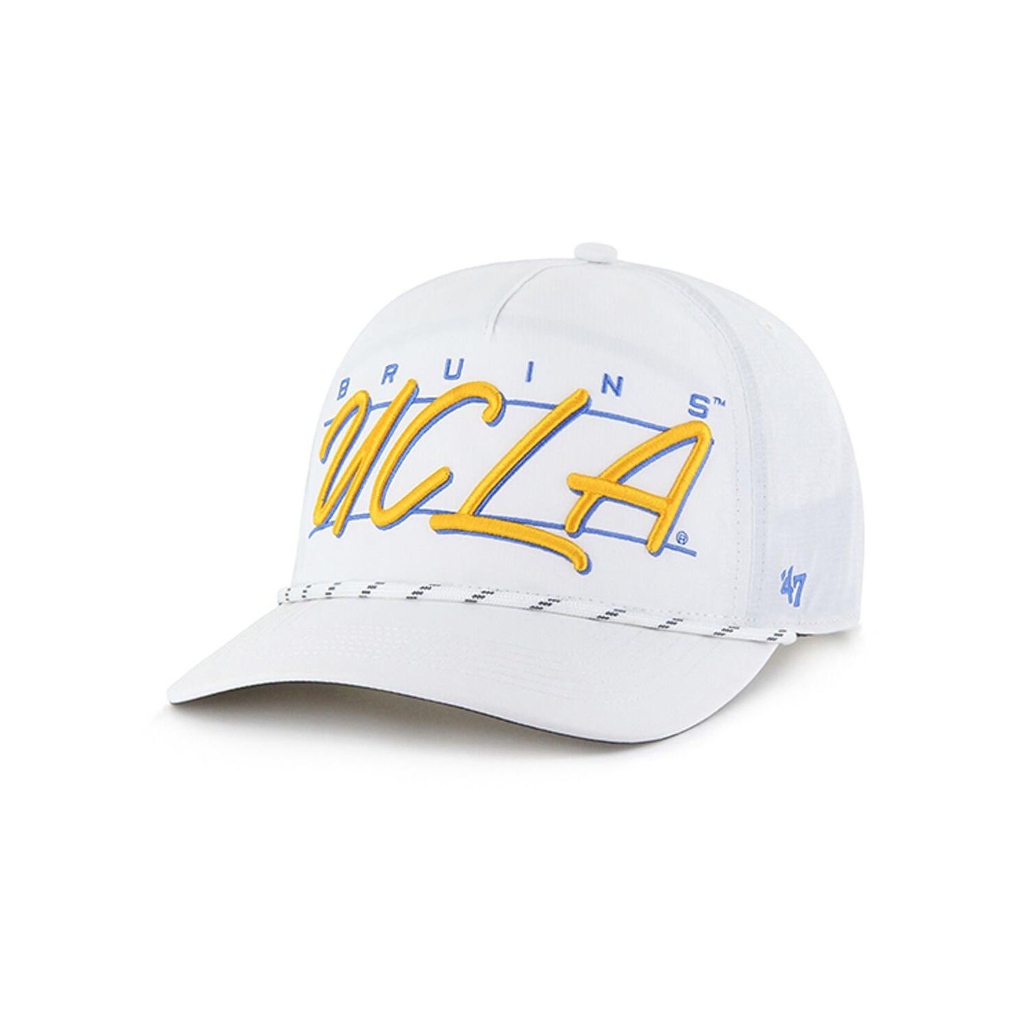 Men's White UCLA Bruins Condor Hitch Brrr Adjustable Hat