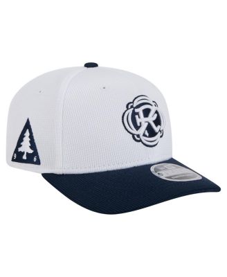 New Era - Men's White/Navy New England Revolution 2025 Jersey Hook 9SEVENTY Stretch-Snap Hat