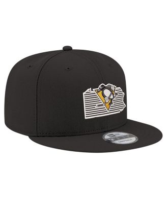 Men's Black Pittsburgh Penguins State Pride 9FIFTY Snapback Hat