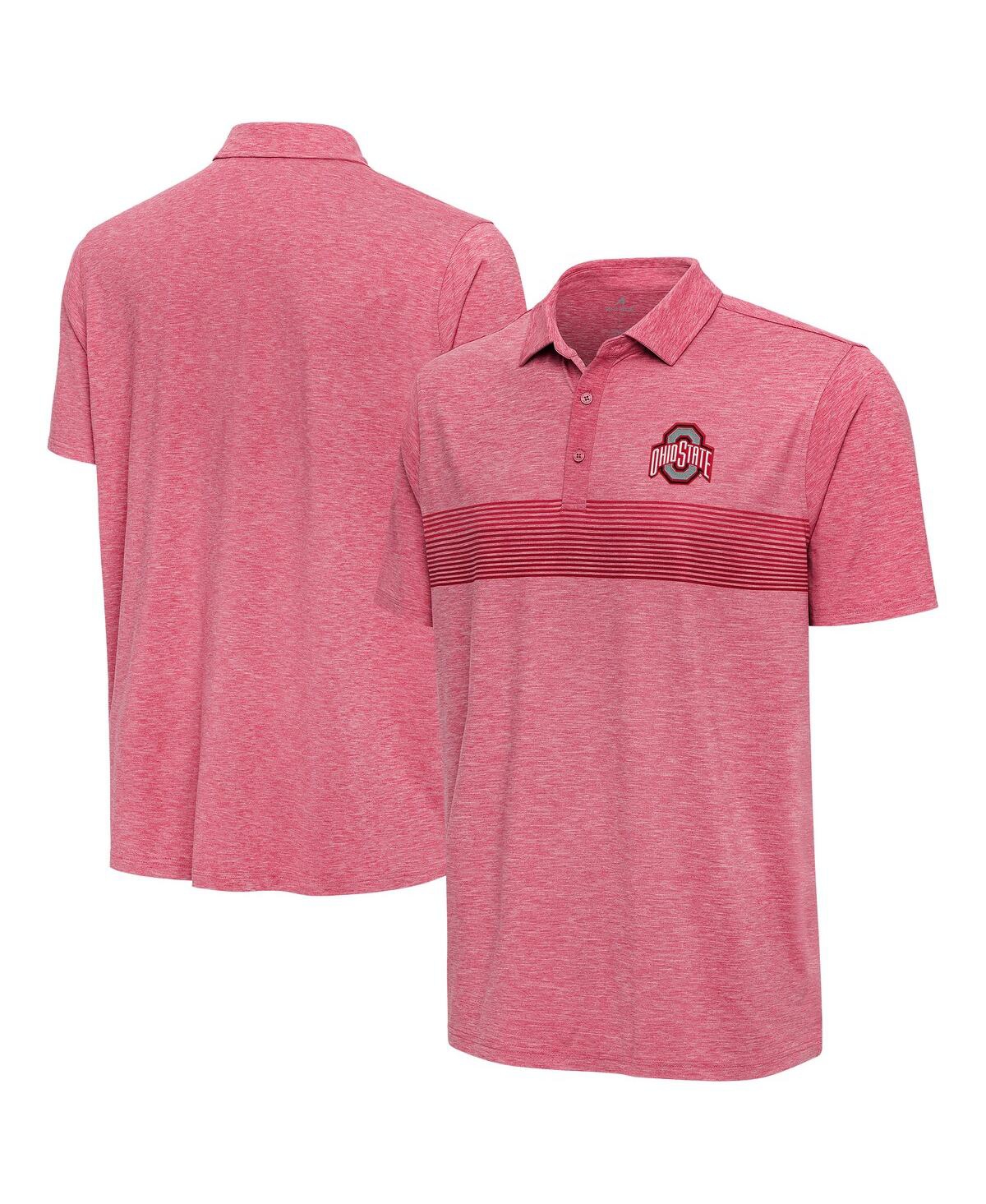 Men's Scarlet Ohio State Buckeyes Dashing Polo Shirt - Scarlet