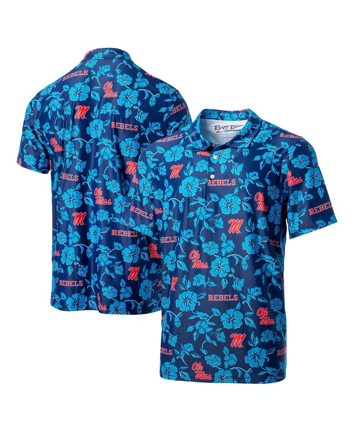 Men's Navy Ole Miss Rebels Performance Polo Shirt - Navy