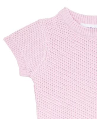 Baby Girls 2-Piece Knit Top and Bow Flare Jeans Set