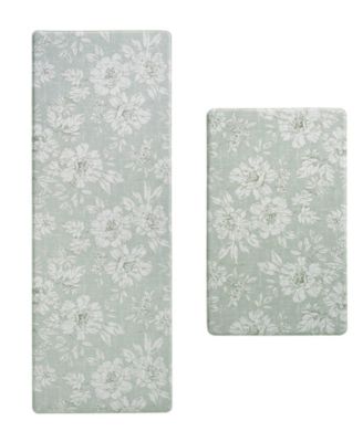 Laura Ashley Iris Anti-Fatigue 2-Pc. Wellness Mats