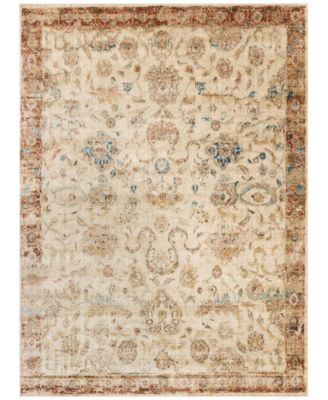 Loloi - Anastasia AF-04 Antique Ivory/Rust 2'7" x 4' Area Rug