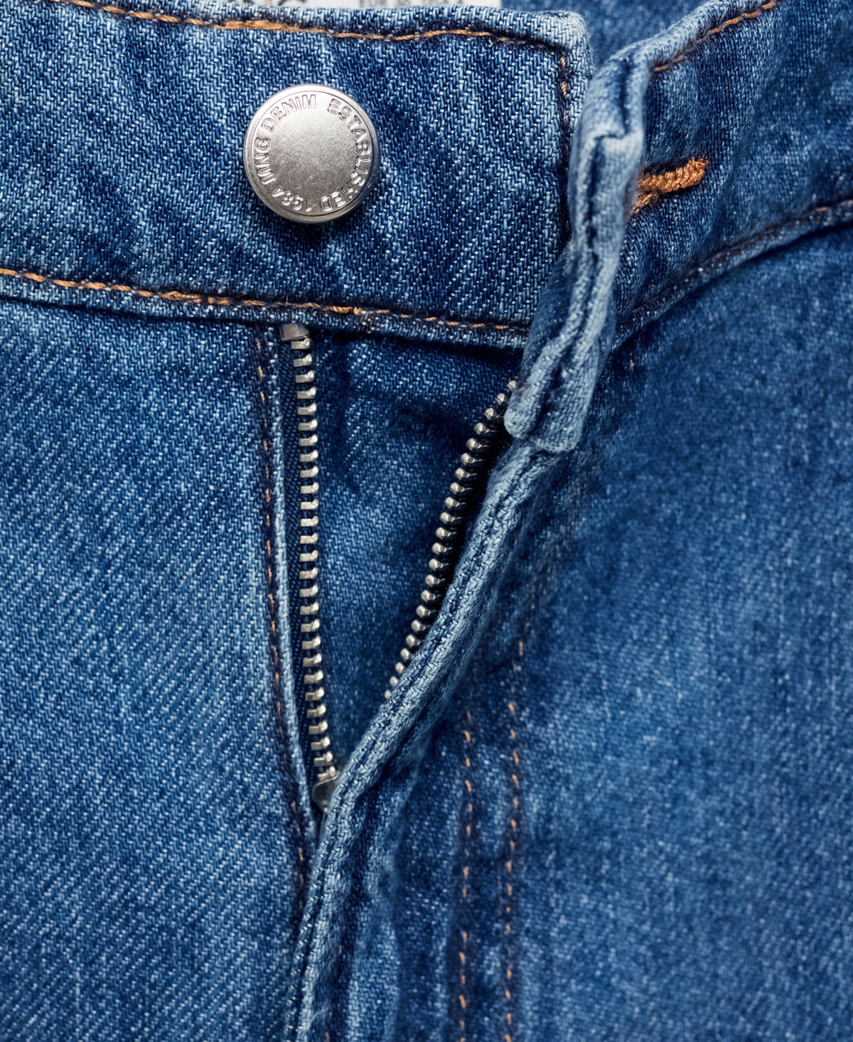 Mango Women's Pleated Denim Bermuda Shorts