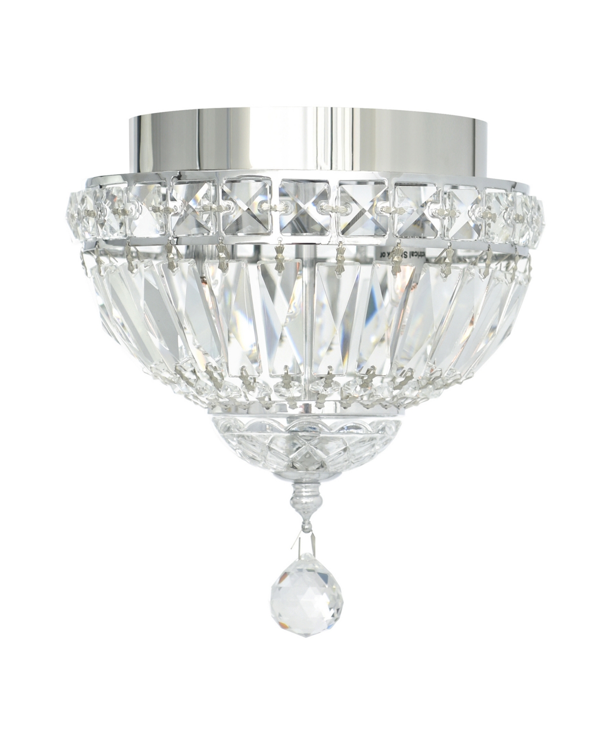 Cwi Lighting 9" Metal Stefania 2 Light Bowl Flush Mount