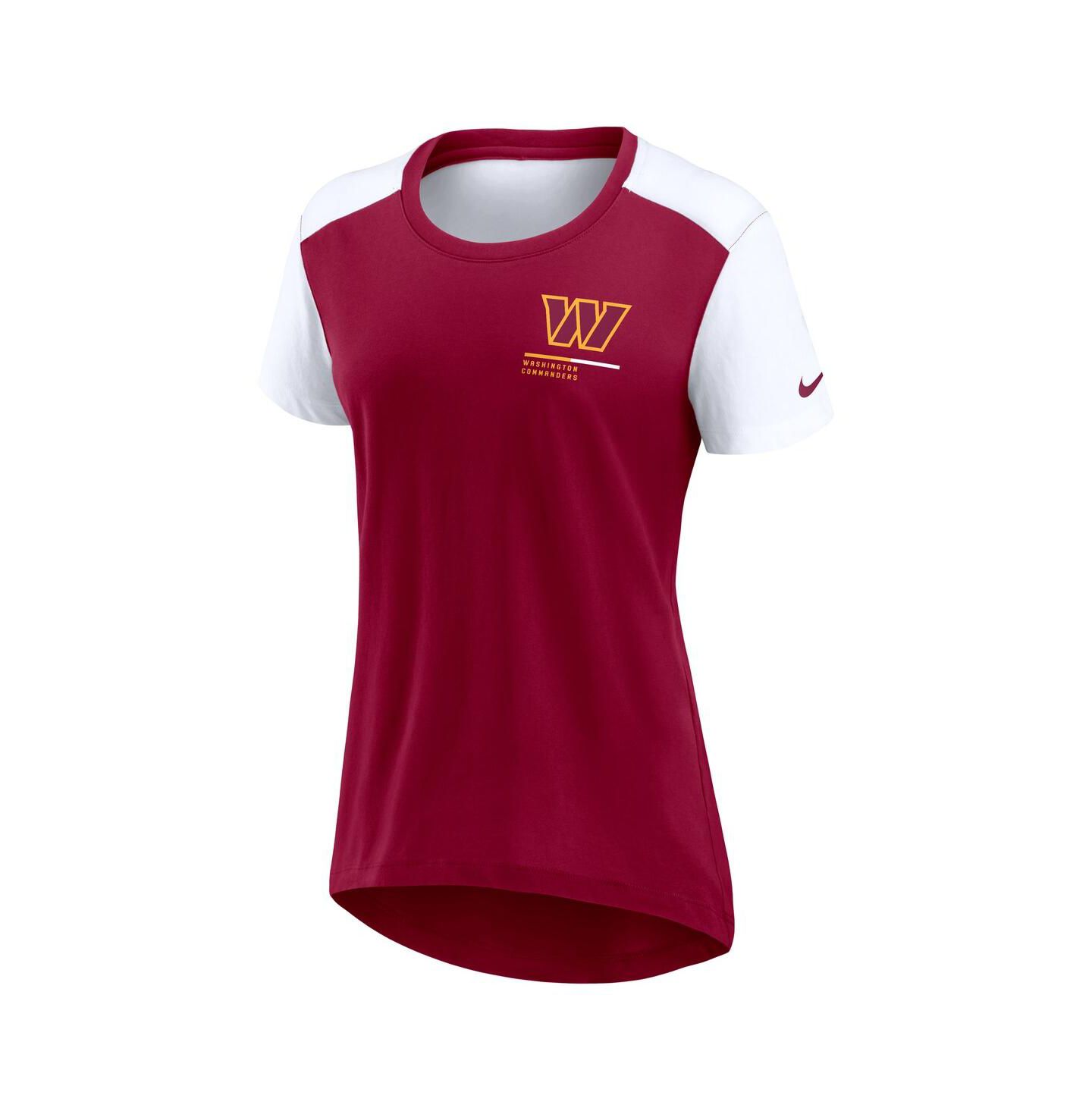 Женская футболка Nike Burgundy Washington Commanders Performance Fashion — фото 2