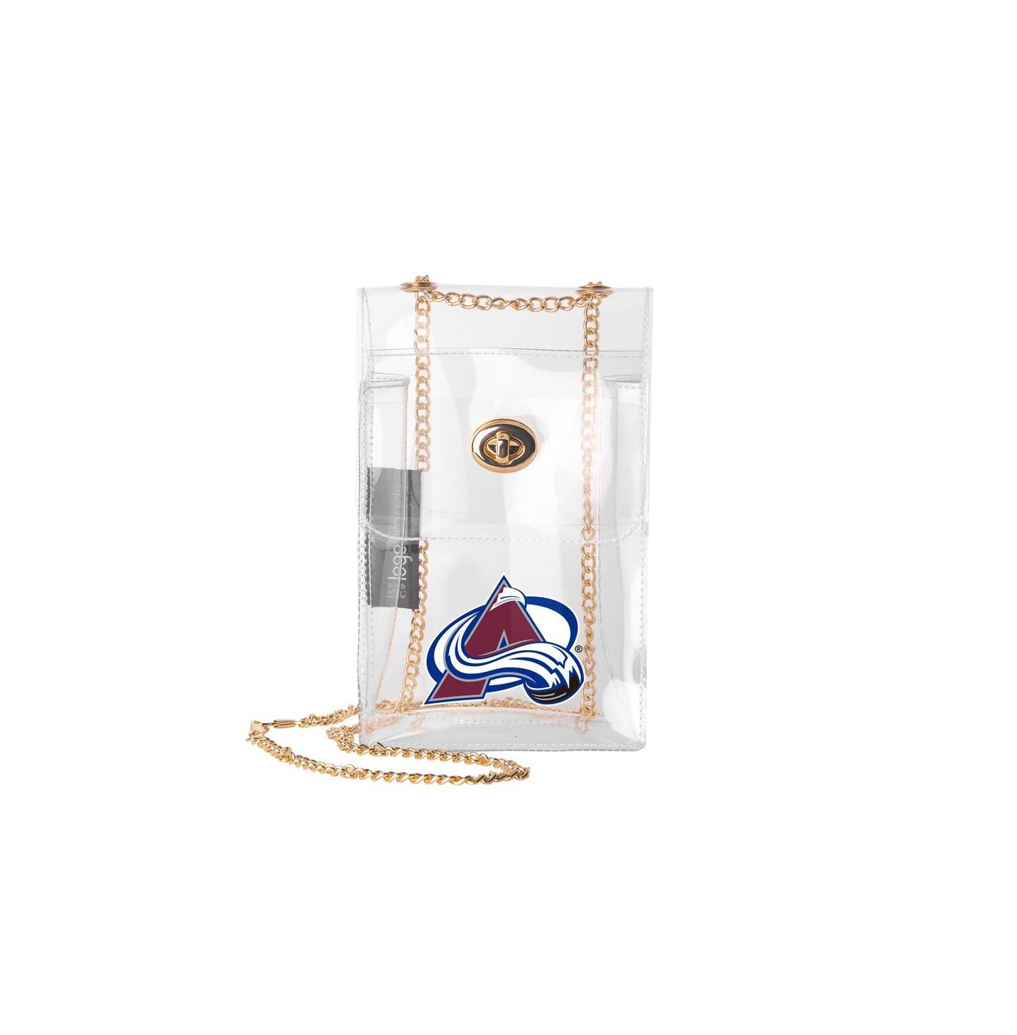 Женская сумка Logo Brands Colorado Avalanche Clear Essential Crossbody Purse — фото 1