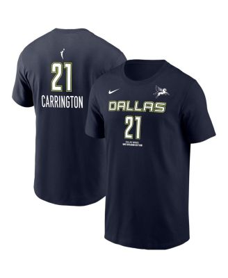 Nike - Men's Dijonai Carrington Navy Dallas Wings Explorer Edition Name Number T-Shirt